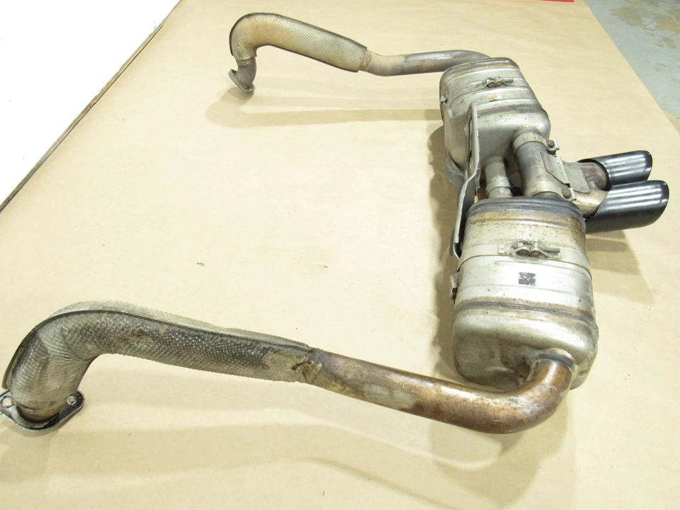 Conjunto silenciador de escape motor Porsche Cayman 718 2018 2,0 L 17-24 | @2 Foto 2 de 4