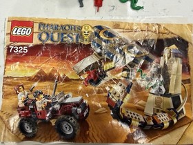 LEGO Pharaoh's Quest: Cursed Cobra Statue (7325) 99% Complete