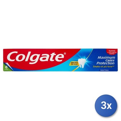 3X Colgate Zahnpasta 75 Ml. Fluor Calcium