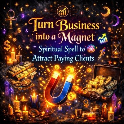 Turn Your Business into a Magnet   Spiritual Spell to Attract Paying Clients  