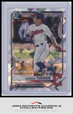 2021 Bowman #BCP-77 Carson Tucker Chrome Prospects Atomic Refractor
