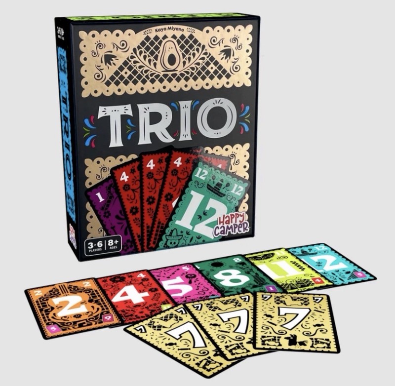 Trio Card Game Happy Camper HCG-2000 Fun Family Party Game  New Sealed