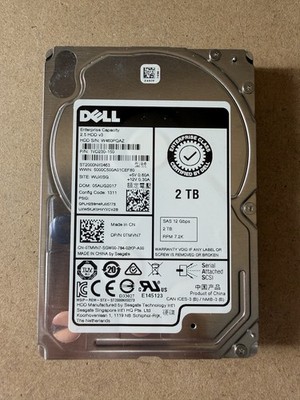 Dell 2TB 0TMVN7 7.2K RPM 12G 2.5'' SAS  ST2000NX0463