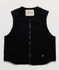 Wawwa Multi-Pocket Mill Vest gilet Unisex - LARGE - Black - RRP £150
