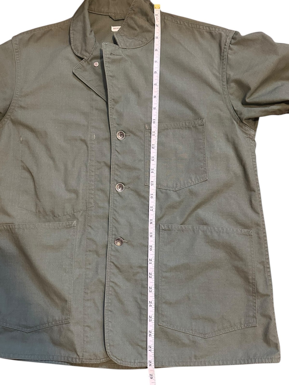 Engineered Garments Nyco Ripstop Jacket Olive Siz… - image 4