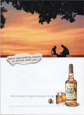 Wild Turkey Bourbon Whiskey Print Ad 2002 Lawrenceburg Kentucky