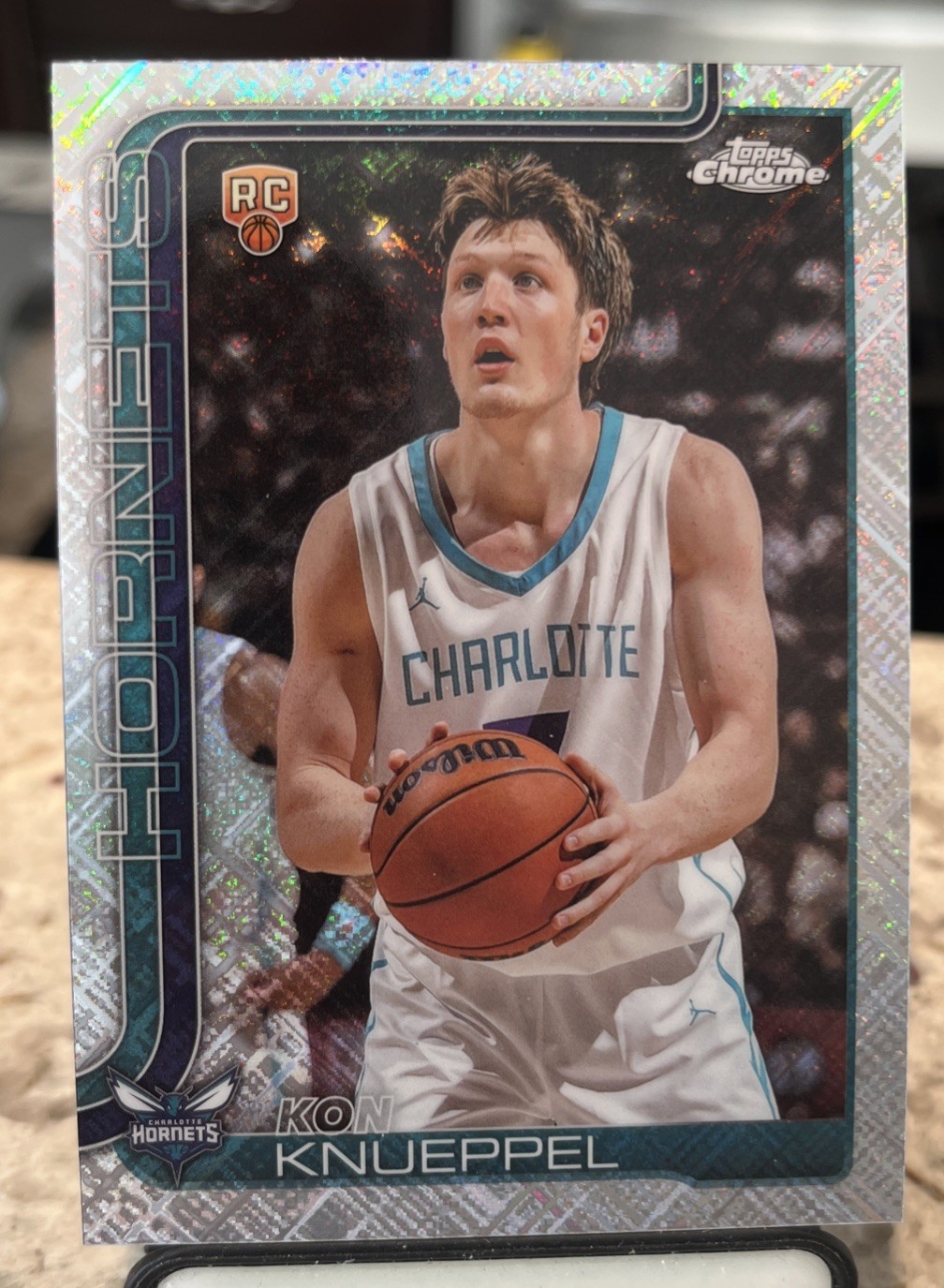 2025-26 Topps Chrome Fanatics KON KNUEPPEL #254 RC Rookie SKYLIGHT REFRACTOR SP