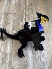 Vtg Disneyland 14  Sleeping Beauty Maleficent Black Dragon Plush Disney