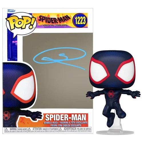 Shameik Moore Autographed Spider-Man Across Spider-Verse Miles Morales Pop #1223