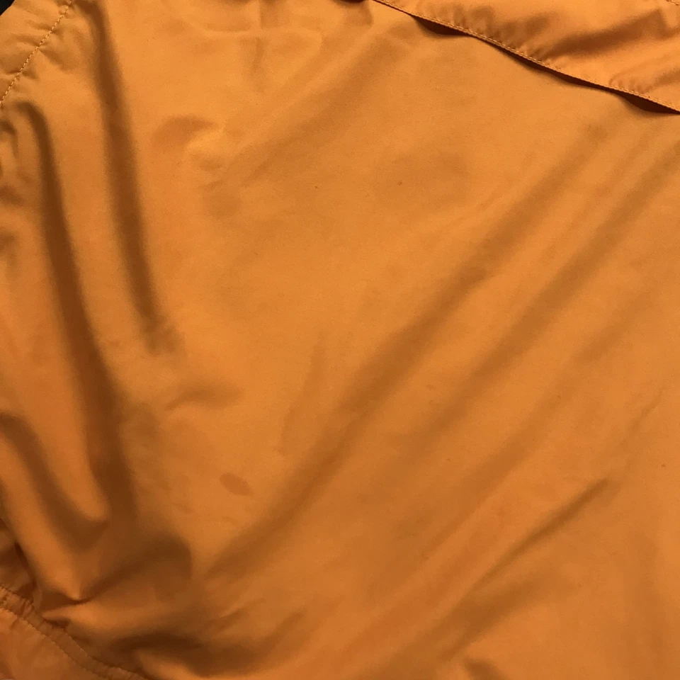 Bandon Dunes Golf Jacket Mens XL Orange Yellow Cutter Buck Windbreaker 1/4 Zip - Image 4 of 4