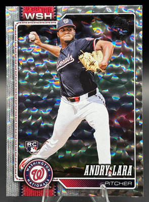 2026 Topps Series 1 ANDRY LARA Crackleboard Foil Washington Nationals #36