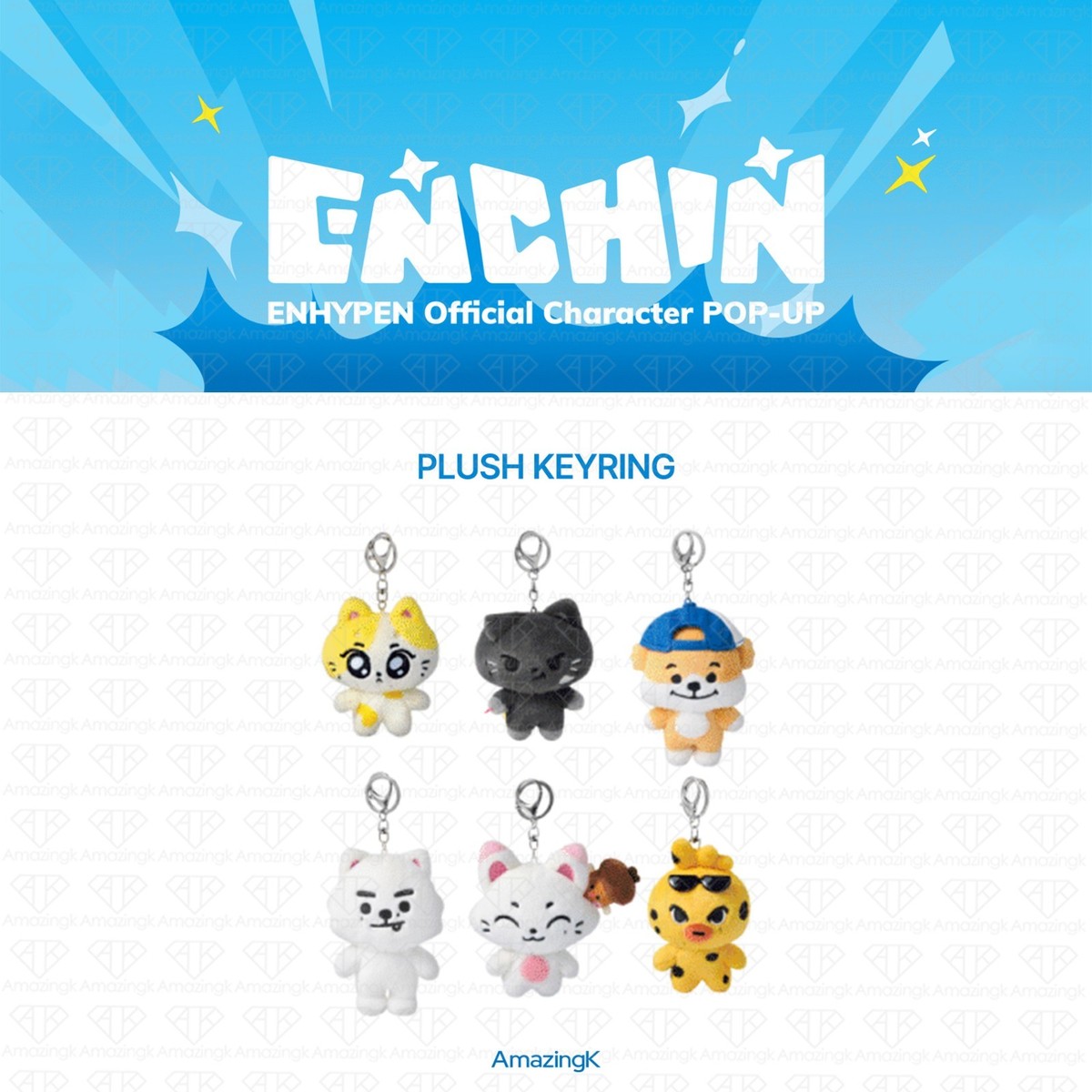 ONHAND] ENHYPEN Official Character ENCHIN POP-UP STORE Official MD