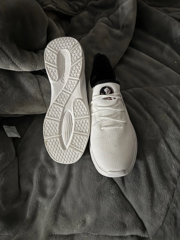 NUEVO ZAPATO PARA CORRER FOCO FLORIDA SEMINOLES NCAA BLANCO CON NOMBRE DEL EQUIPO PARA HOMBRE TALLA 10 Foto 4 de 4