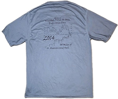 Zorrel 35th Annual Wasatch Front 100 Mile Endurance Run 2014. T Shirt. Medium - Bild 4 von 5