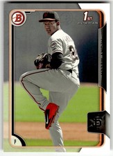 2015 Bowman #BP136 Keury Mella 1st Prospects San Francisco Giants Baseball