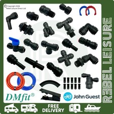 John Guest 12mm Pipe / DMFit PushFit SpeedFit Fittings Camper/Motorhome/Caravan