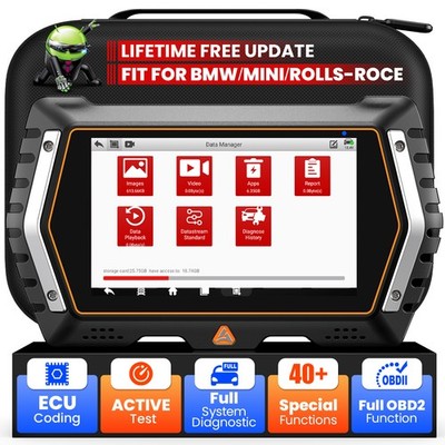 For BMW Mini ECU Coding OBD2 Scanner Bi-directional All System Dianostic Tool