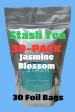 JASMINE GREEN TEA 30 Bags Free Honey Dipper Not 20 Non-GMO Kosher