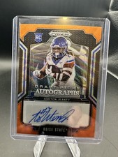 2025 Prizm Draft Picks Ashton Jeanty Orange Pulsar Prizm RC Auto 04 /75
