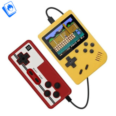 Retro Mini Spielekonsole 8 Bit 3,0 Zoll LCD 400 Spiele 2 Player