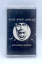 ONE STEP AHEAD - Breaking The Silence - Casette Tape RARE ALT ROCK Cargo Records