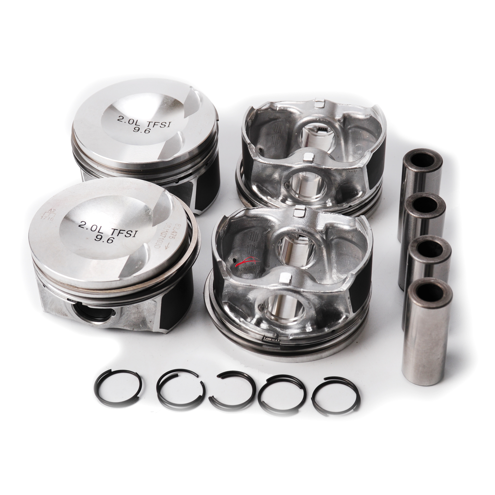 Wiseco K759M825 Audi/VW 2.0L 82.50mm Bore 92.8mm Stroke -4.5cc EA888 Piston Kit - 4 Cyl main image 0