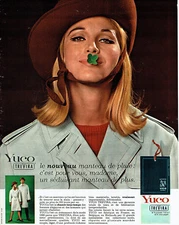 Advertising 108 1965 Yuco Trevira Rain Coat