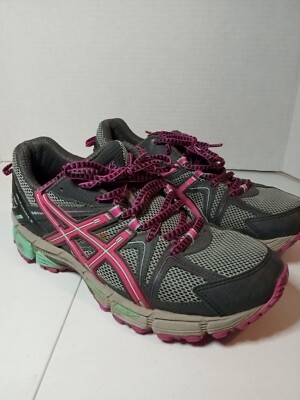 Asics Womens Gel Kahana T6L5N Gray Running Shoes Sneakers Size