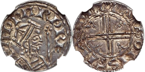Great Britain /England Edward the Confessor (1042-1066) Silver Penny NGC MS-62