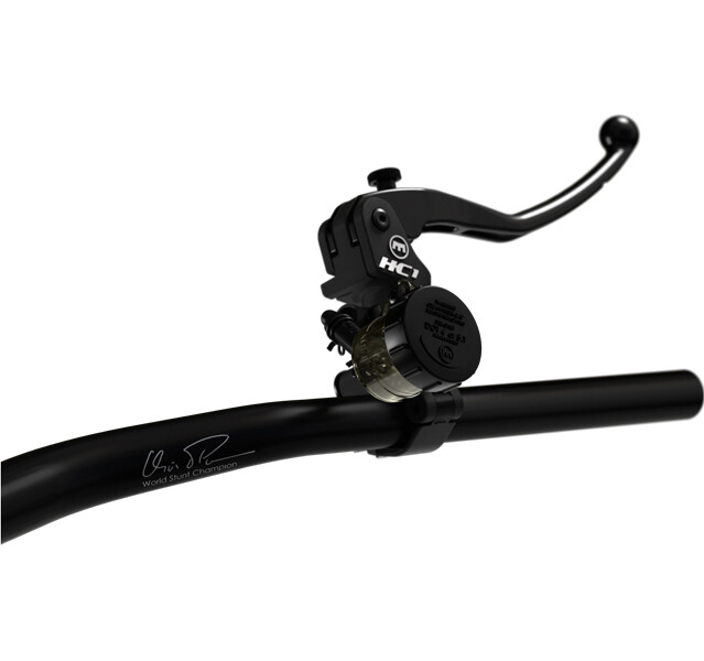 Maître-cylindre radial HC1 noir haut de gamme piston 12mm et réservoir fluide