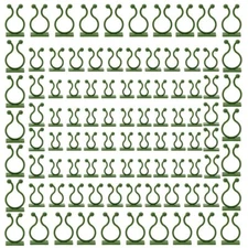 120 PCS Garden Wall Plant Climber Vine Support Clips - Self-Adhesive Green Wa...