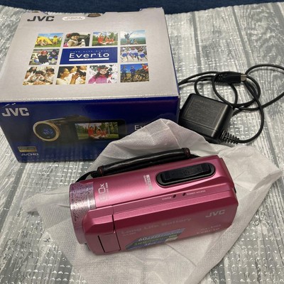 USED JVC Kenwood Everio GZ-F100-P Video Camera Built-in Memory  