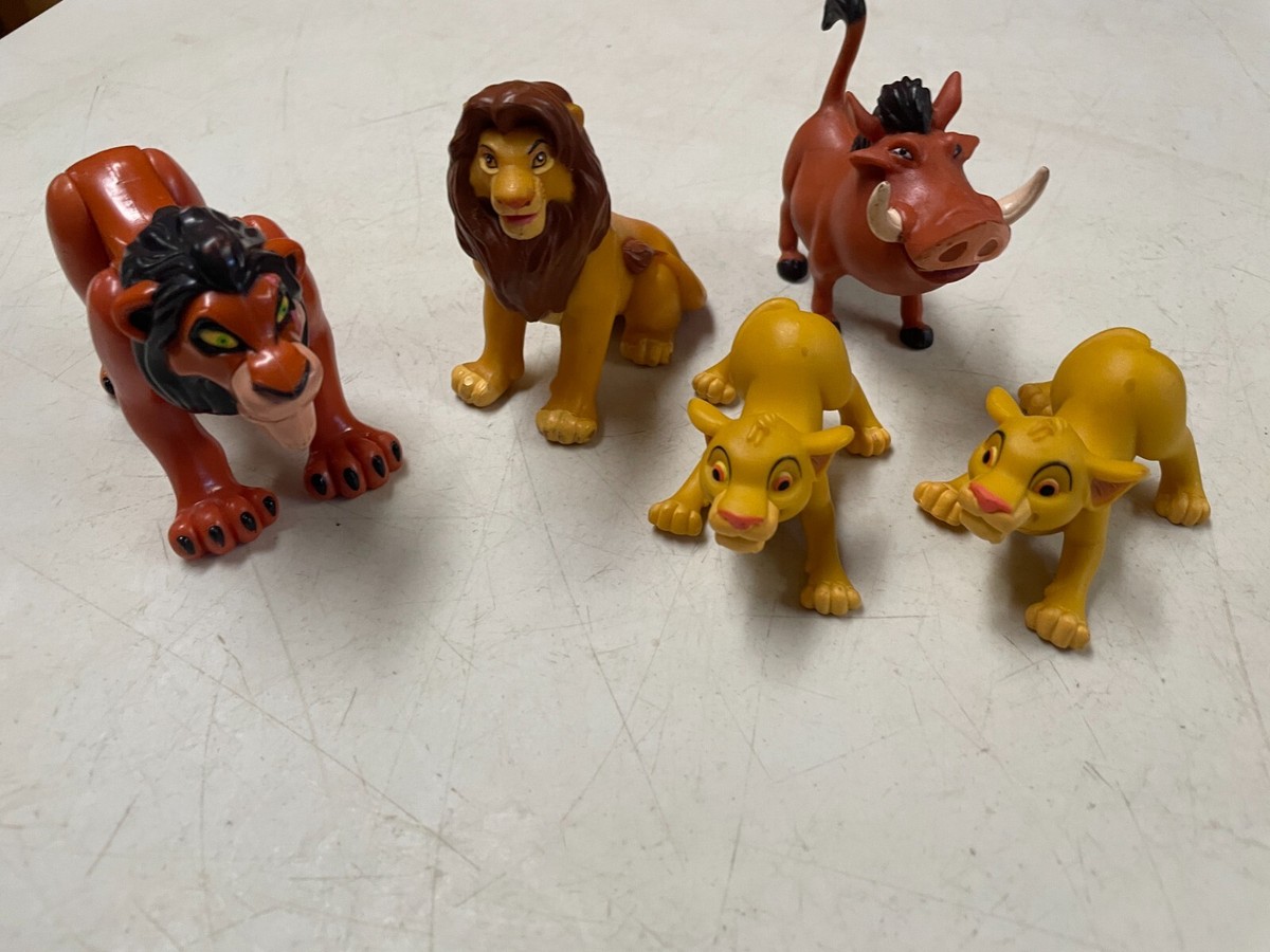Mufasa Scar Lion King Toys DISNEY LION KING MOVIE VINTAGE ACTION