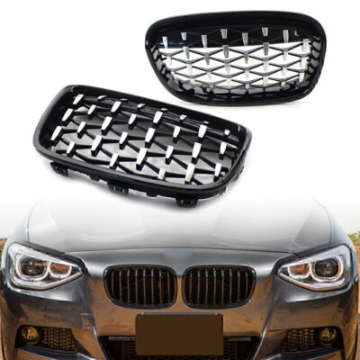 Front Black Grille Chrome Neuester Stil für BMW 1er F20 F21 11-14