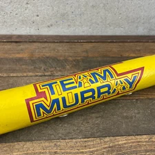 Team Murray Frame Pad NOS Snap Old School BMX Yellow OG 1980s Top Tube  A4