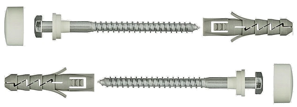 SMART HOUSE GB WC TOILET PAN BIDET FIXING KIT SET SCREWS PLUG WASHER WHITE CAP HIGH QUALITY