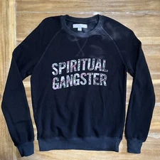 Spiritual Gangster Womens Sweatshirt Top Sz S Small