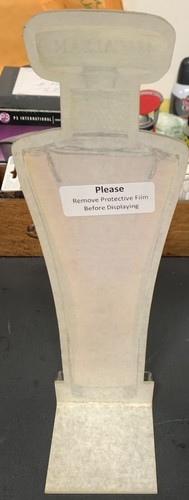 Rare Macallan Whiskey Store Display Advertising Piece 1824 Reflexion 15" x 4" - Picture 2 of 4