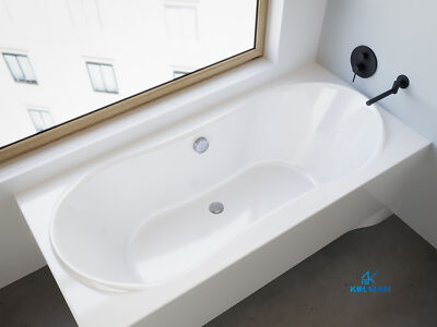 Badewanne Rechteck Wanne 180x80 Acrylschürze Styropor Ablauf VIEGA + Füße GRATIS