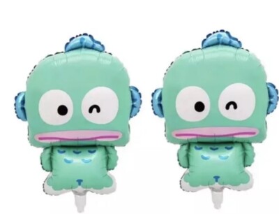Lot Two (2) Hangyodon Sanrio Foil Balloon Birthday Party Hello Kitty Friends