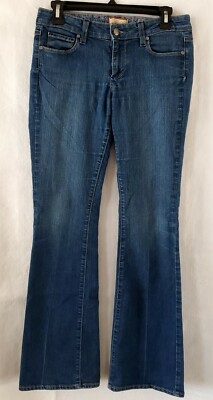 Paige Jeans Women's 27 Blue Holly Petite Boot Cut 28X31 