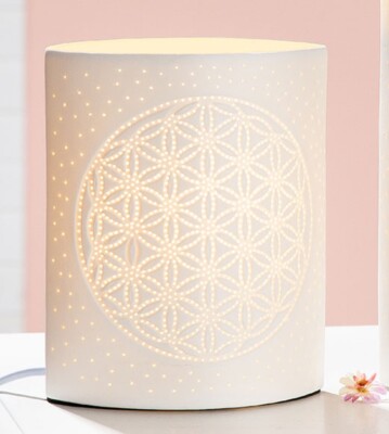 Guild porcelain lamp Elipse flower of life Prickella window lamp decorative lamp 33809