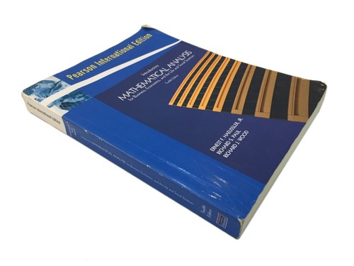 Introductory Mathematical Analysis Business Algebra 12th Math Calculas Book Rare - Picture 8 of 12