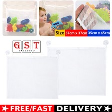 Bath Toy Organizer Bathroom Toy Holder Storage Bags Mesh Net Bathtub Baby Bag AU