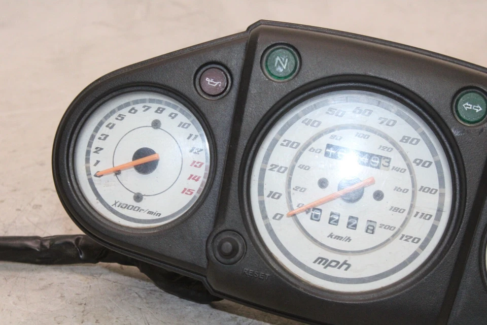 Kawasaki Ninja 250R EX250JF 2011 OEM VELOCÍMETRO MEDIDORES PANEL DE VISUALIZACIÓN Foto 3 de 4