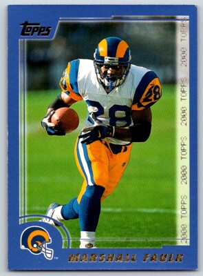 2000 Topps MARSHALL FAULK #2 St. Louis Rams HOF