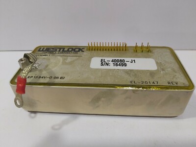 WESTLOCK EL-40080-J1 ELECTRONICS POSITIONER MODULE ICOT EL-20147 