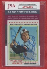 1978 Topps Baseball #4 Brooks Robinson JSA Authenticated Autographed Card !!!