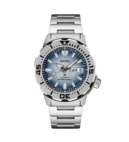Seiko Prospex Save The Ocean Men’s Watch Steel Strap Blue Dial SRPG57 Pre-owned