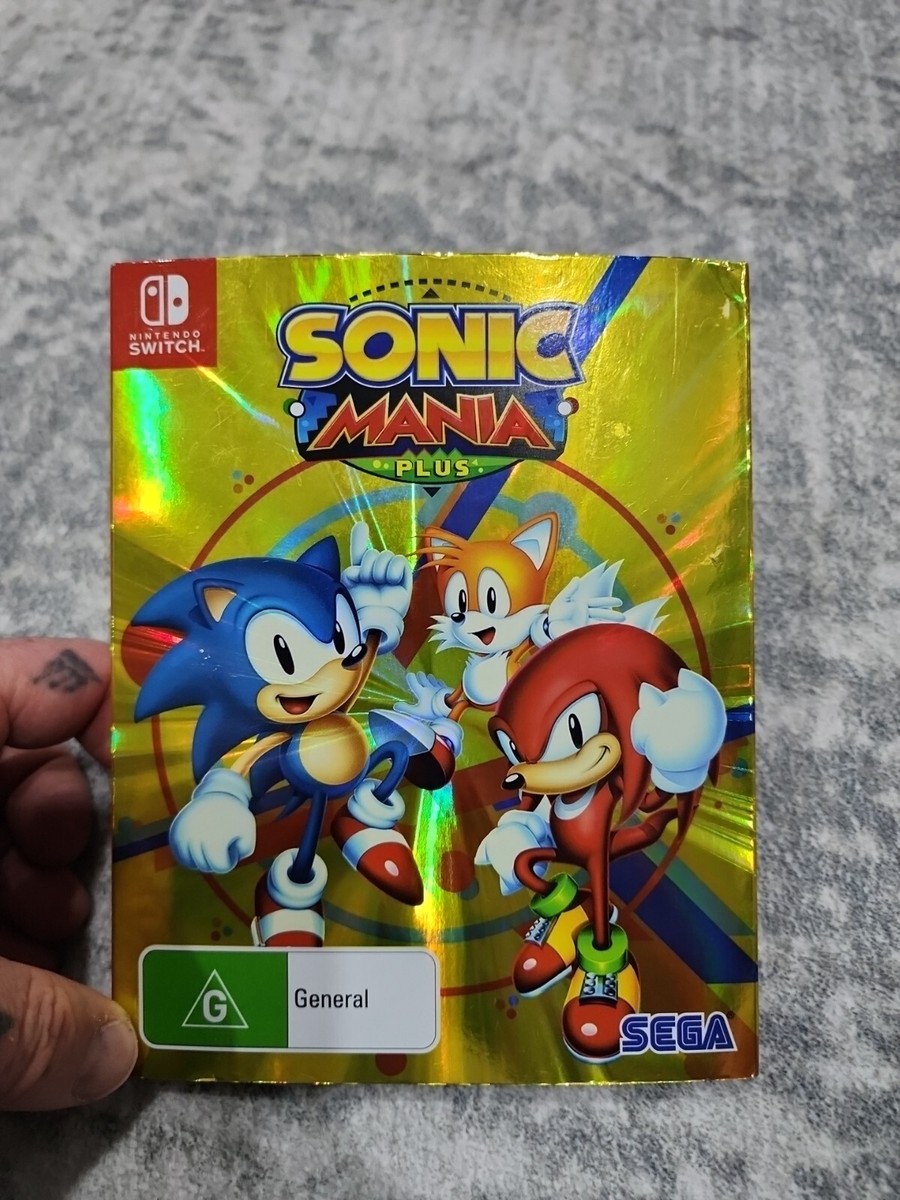 Sonic Mania Plus Nintendo Switch Game COMPLETE limited Edition